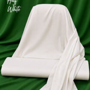 Premium Half White Unstitched Suit - Classic KAZA